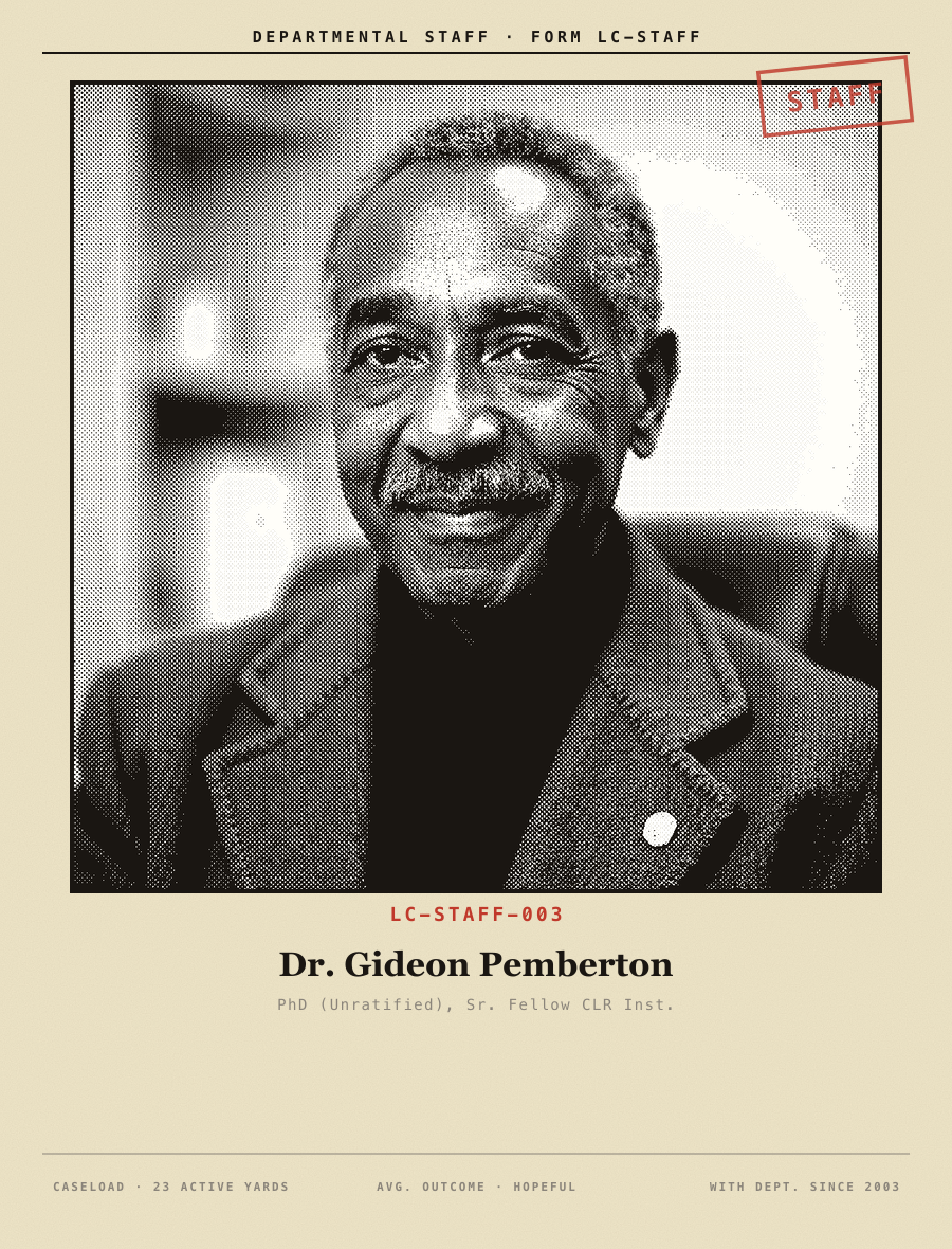 Portrait of Dr. Gideon Pemberton