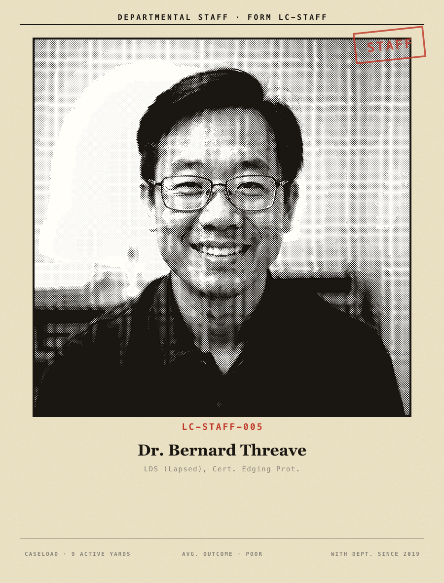 Portrait of Dr. Bernard Threave